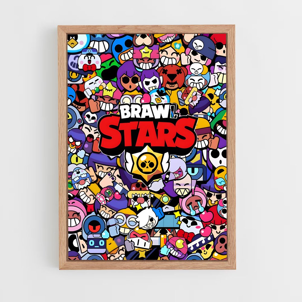 Poster Équipe Brawlers – affiche Brawl Star (vue 4)